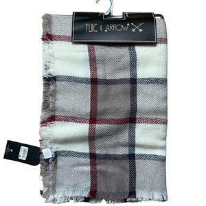 NWT- Plaid Blanket Scarf